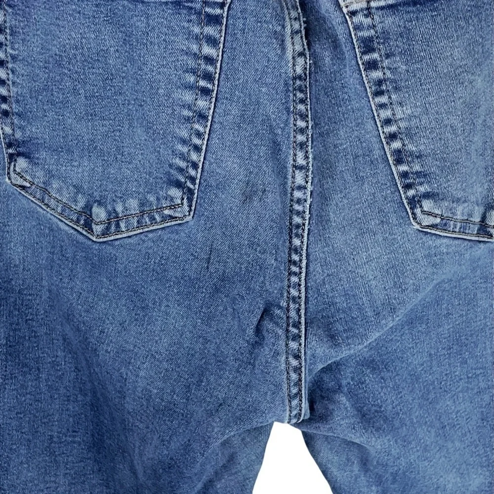 TOPSHOP Men's High Quality Blue Skinny Jeans with Chewed Up Ankles Petite 34W